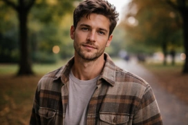 Vibrant restored photograph after AI old photo color and clarity recovery